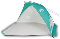 vidaXL Strandzelt Meergr&uuml;n 268x223x125 cm 185T Polyester