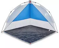 vidaXL Strandzelt Azurblau Quick Release Wasserdicht