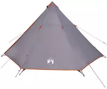 vidaXL Tipi tent for 8 people 94584 Grey / Orange