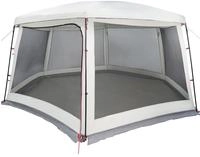 vidaXL Poolzelt mit abnehmbarem &Uuml;berzelt Netzw&auml;nden Grau 670x590cm