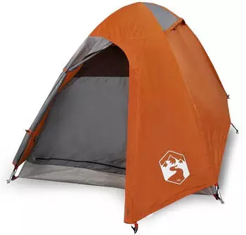 vidaXL Dome tent for 2 people with awning and side panels