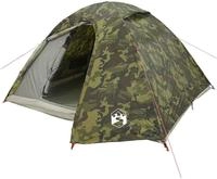 vidaXL Kuppelzelt 4 Personen Camouflage Wasserdicht