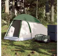 vidaXL Kuppel-Campingzelt 1 Person Gr&uuml;n Wasserdicht