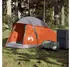 vidaXL Dome tent for 1 person Grey and Orange waterproof
