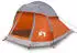 vidaXL Dome tent for 1 person Grey and Orange waterproof