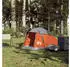 vidaXL Dome tent for 1 person Grey and Orange waterproof
