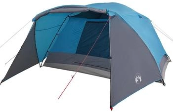 vidaXL Family tent for 4 people White with reinforced panels