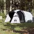 vidaXL Trekking tent for 3 people White with double walls