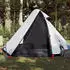 vidaXL Trekking tent for 2 people White with hiking awning