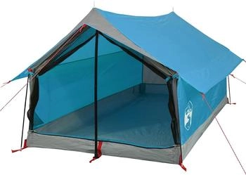 vidaXL Trekking tent for 2 people 193x122x96 cm taffeta 185T Blue