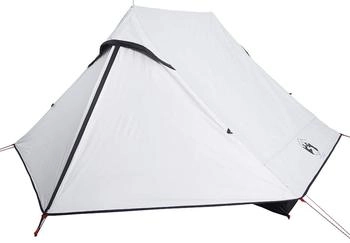 vidaXL Trekking tent for 2 people White with blackout fabric