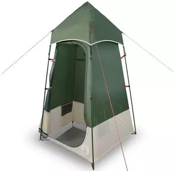 vidaXL Shower tent with zipper Grey