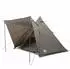 vidaXL Tipi tent for 6 people Brown compact and lightweight