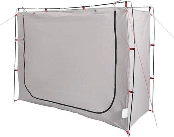 vidaXL Storage tent for 2 people Grey with easy access