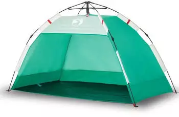 vidaXL Beach tent for 2 people Grey quick opening