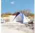 vidaXL Beach tent Azure blue 268 x 223 x 125 cm