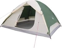 vidaXL Kuppel-Campingzelt 6 Personen Gr&uuml;n Wasserdicht