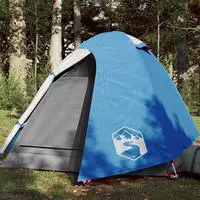vidaXL Kuppel-Campingzelt 2 Personen Blau Wasserdicht