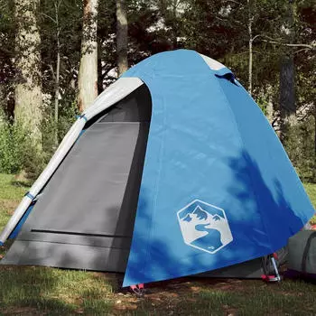 vidaXL Foldable dome tent for 2 people Blue