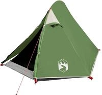 vidaXL Kuppel-Campingzelt 2 Personen Gr&uuml;n Wasserdicht