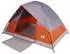 vidaXL Dome tent for 2 people Orange compact with E-port