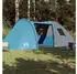 vidaXL Dome tent for 6 people Blue with double roof