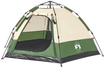 vidaXL Cabin tent for 4 people 4005335 Green