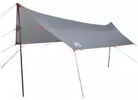 Vidaxl Camping Tarp Grey And Orange 460x305x210 Cm Waterproof
