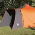 vidaXL Tipi Tent Grey/Orange 492x275cm