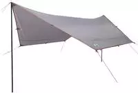 vidaXL Tarp Grau und Orange 430x380x210 cm Wasserdicht
