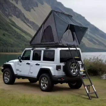 VEVOR Hard Shell Rooftop Tent Black 2-3 Person