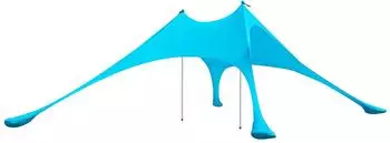 SoBuy OZT01 Strandzelt Lycra, Alu-Stangen, hellblau, 300x200x300cm (OZT01-HB)