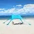 SoBuy OZT01 Strandzelt Lycra, Alu-Stangen, hellblau, 300x200x300cm (OZT01-HB)