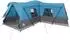 vidaXL Tent 16-Person with Roof with Storage blue