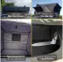 TZIPower Aluminium Case Rooftop Tent Black 190x210x110cm