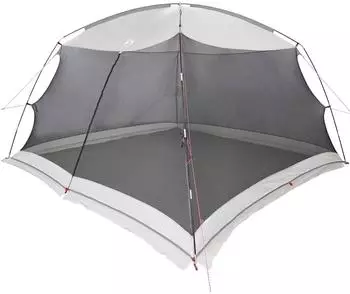 vidaXL Moskitonetz-Zelt mit Dach 6 Personen, grau, wasserdicht, 380x380x225cm