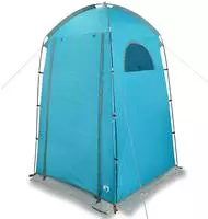 vidaXL Duschzelt Blau Wasserfest