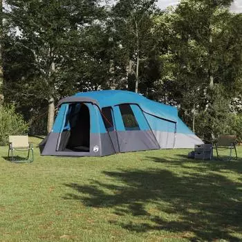 vidaXL 20 Personen Blau Taft Wasserdicht
