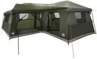 vidaXL Familienzelt mit Regenfly wasserdicht 14 Personen Armeegr&uuml;n