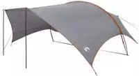 vidaXL Camping Tarp Wasserfest Grau und Orange 695 x 580 x 200 cm