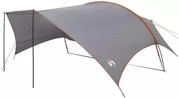 vidaXL Camping Wasserfest Grau und Orange 695 x 580 x 200 cm