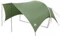 vidaXL Camping Tarp Wasserfest Gr&uuml;n 550 x 400 x 230 cm