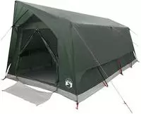 vidaXL Tunnelzelt 6 Personen Armeegr&uuml;n Polyester und Stahl