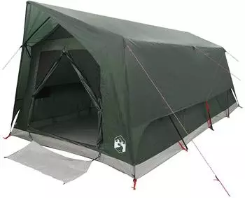 vidaXL 6 Personen Armeegr&uuml;n Polyester und Stahl