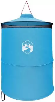 vidaXL Pop-up Toilette Zelt mit Aufh&auml;ngeseil Blau 97 x 131 cm
