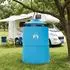 vidaXL Pop-up Toilette Zelt mit Aufhängeseil Blau 97 x 131 cm