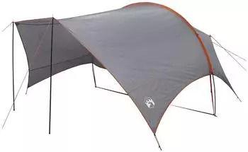 vidaXL Camping Wasserfest Grau und Orange 550 x 400 x 230 cm