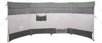 vidaXL Camping-Windschutz Gr&uuml;n 366x152x152 cm Wasserdicht