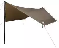 vidaXL Tarp Braun 462x306x211 cm Wasserdicht
