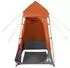 vidaXL WC-Zelt Orange Wasserdicht